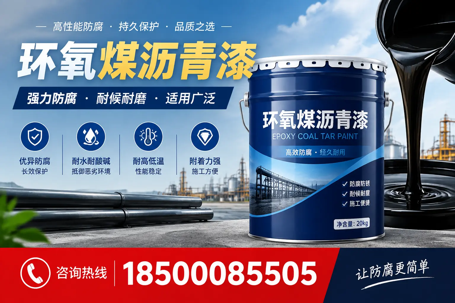环氧煤沥青漆在不同气候条件下的表现分析，大同适用性